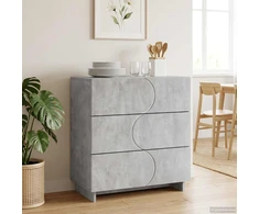 Komoda Betono pilka 70 x 38 x 75 cm Apdirbta mediena
