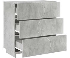 Komoda Betono pilka 70 x 38 x 75 cm Apdirbta mediena
