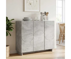 Komoda Betono pilka 85,5 x 31 x 75 cm Apdirbta mediena