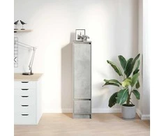 Komoda, betono pilkos spalvos 29,5x34x119,5 cm apdirbta mediena