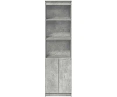 Komoda, betono pilkos spalvos, 50x35x180 cm apdirbta mediena