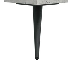 Komoda, betono pilkos spalvos, 69,5x34x180cm, apdirbta mediena