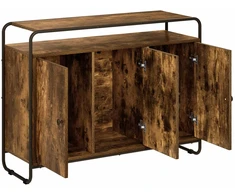 Komoda Dūminio ąžuolo 102 x 35 x 75 cm Apdirbta mediena