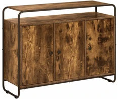 Komoda Dūminio ąžuolo 102 x 35 x 75 cm Apdirbta mediena