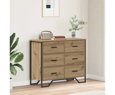 Ištraukalas spinta 2 pcs Amatininkų ąžuolas 91 x 35,5 x 74,5 cm