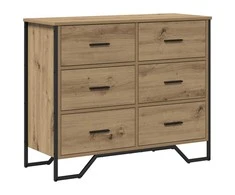 Ištraukalas spinta 2 pcs Amatininkų ąžuolas 91 x 35,5 x 74,5 cm
