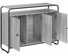 Komoda Pilka Sonoma 102 x 35 x 75 cm Apdirbta mediena