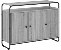 Komoda Pilka Sonoma 102 x 35 x 75 cm Apdirbta mediena