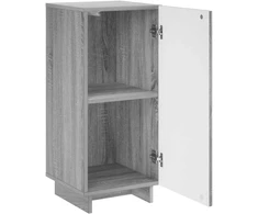Komoda Pilka Sonoma 33,5 x 34,5 x 75 cm Apdirbta mediena