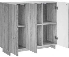 Komoda Pilka Sonoma 85,5 x 31 x 75 cm Apdirbta mediena