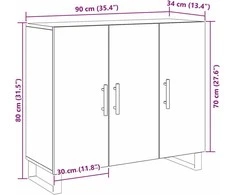 Kabalas Senas medis 90 x 34 x 80 cm Apdirbta mediena