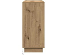LED Bufetas Amatininkų ąžuolas 90 x 32 x 75 cm Apdirbta mediena