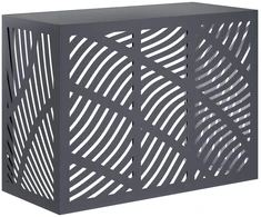 Kondicionierių uždangalas Antracito 110 x 50 x 80 cm Plienas