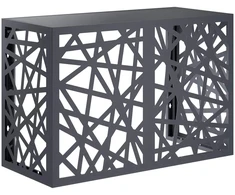 Kondicionierių uždangalas Antracito 90 x 40 x 60 cm Plienas