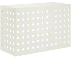 Kondicionierių uždangalas Balta 90 x 40 x 60 cm Plienas