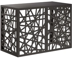 Kondicionierių uždangalas Juoda 100 x 50 x 70 cm Plienas