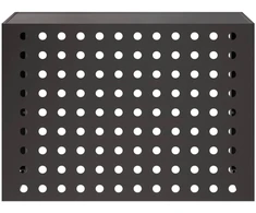Kondicionierių uždangalas Juoda 100 x 50 x 70 cm Plienas