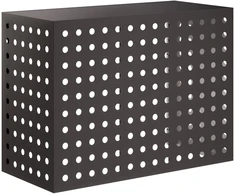 Kondicionierių uždangalas Juoda 110 x 50 x 80 cm Plienas
