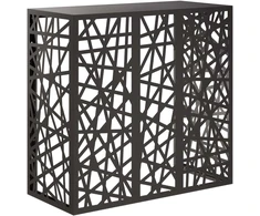 Kondicionierių uždangalas Juoda 110 x 50 x 105 cm Plienas