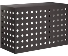 Kondicionierių uždangalas Juoda 90 x 40 x 60 cm Plienas