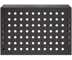 Kondicionierių uždangalas Juoda 90 x 40 x 60 cm Plienas