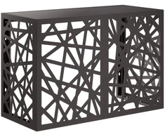 Kondicionierių uždangalas Juoda 90 x 40 x 60 cm Plienas