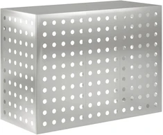 Kondicionierių uždangalas Sidabrinė 110 x 50 x 80 cm
