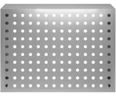 Kondicionierių uždangalas Sidabrinė 110 x 50 x 80 cm