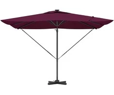 Skėtis nuo saulės Bordo raudona 286 x 284 x 270 cm