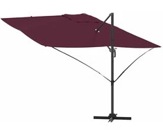 Skėtis nuo saulės 351 x 250 x 260 cm Poliesteris ir aliuminis