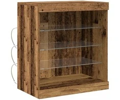 LED Bufetas Senas medis 60,5 x 37 x 67 cm Apdirbta mediena