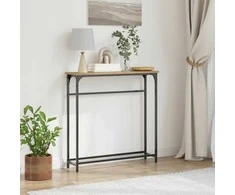 Konsolinis stalas Amatininkų ąžuolas 75 x 19,5 x 75 cm