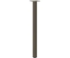 Konsolinio stalo kojos, 4 vnt., natūralus plienas, 72-74 cm, plienas