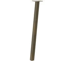 Konsolinio stalo kojos, 4 vnt., natūralus plienas, 72 cm, plienas
