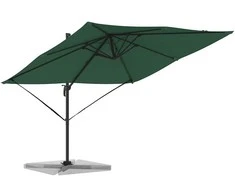 Roma Parasol Žalia 286 x 284 x 265 cm Aliuminis ir poliesteris