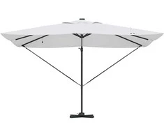 Skėtis nuo saulės 352 x 251 x 265 cm Poliesteris ir aliuminis