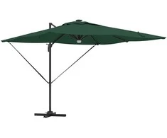 Roma Parasol Žalia 286 x 284 x 270 cm Aliuminis ir poliesteris