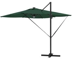 Roma Parasol Žalia 286 x 284 x 270 cm Aliuminis ir poliesteris