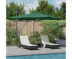 Roma Parasol Žalia 286 x 284 x 270 cm Aliuminis ir poliesteris
