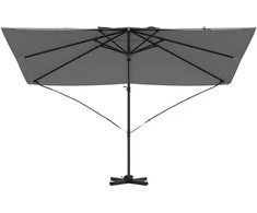 Skėtis nuo saulės 351 x 250 x 260 cm Poliesteris ir aliuminis