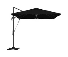 Skėtis nuo saulės Juoda 351 x 250 x 253 cm