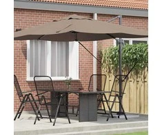 Skėtis nuo saulės Taupe 351 x 250 x 260 cm