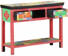 Konsolinis stalas su stalčių Įvairiaspalvis 100 x 30 x 77 cm