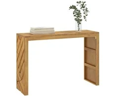 konsolinis stalas 110x35x75 cm medžio masyvo tiko