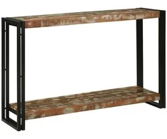 Konsolinis stalas 120 x 33 x 75 cm Kietas atkurtas medis