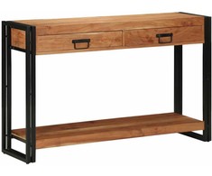 Konsolinis stalas Ruda 120 x 33 x 75 cm Kietos akacijos mediena
