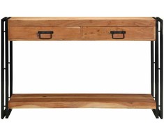 Konsolinis stalas Ruda 120 x 33 x 75 cm Kietos akacijos mediena