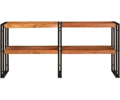 Konsolinis stalas Ruda 160 x 33 x 75 cm Kietos akacijos mediena