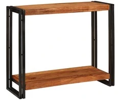 Konsolinis stalas Ruda 90 x 33 x 75 cm Kietos akacijos mediena