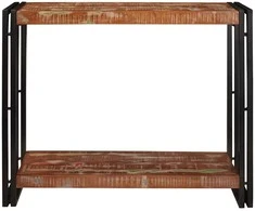 Konsolinis stalas 90 x 33 x 75 cm Kietas atkurtas medis